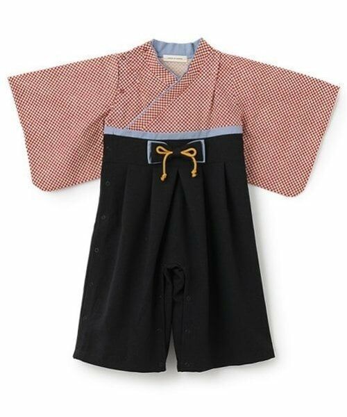 sense of wonder / センス オブ ワンダー ロンパース | BOY's袴オール（赤）