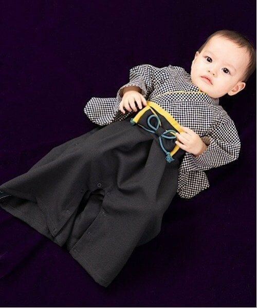 sense of wonder / センス オブ ワンダー ロンパース | BOY's袴オール（紺）