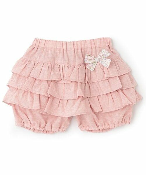 sense of wonder / センス オブ ワンダー ショート・ハーフ・半端丈パンツ | 【オーガニック】フリルショートパンツ（ピンク）