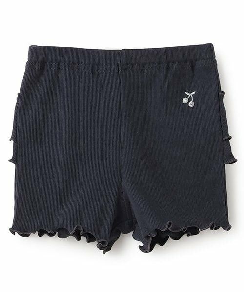 sense of wonder / センス オブ ワンダー レギンス・スパッツ | 1分丈バックフリルレギンス(紺)