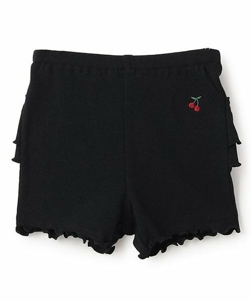 sense of wonder / センス オブ ワンダー レギンス・スパッツ | 1分丈バックフリルレギンス(黒)