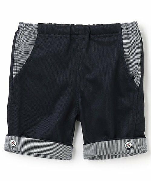 sense of wonder / センス オブ ワンダー ショート・ハーフ・半端丈パンツ | ニットピケパンツ（紺）