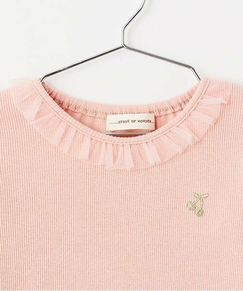 sense of wonder / センス オブ ワンダー Tシャツ | メローフリル長袖Tシャツ | 詳細2