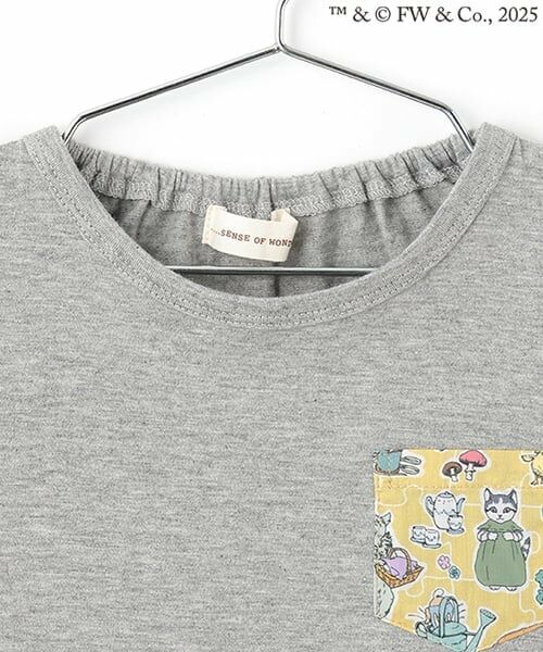 sense of wonder / センス オブ ワンダー Tシャツ | 『ピーターラビット(TM)』リバティ切替半袖Tシャツ | 詳細2