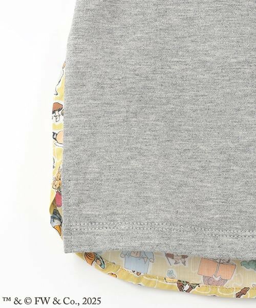 sense of wonder / センス オブ ワンダー Tシャツ | 『ピーターラビット(TM)』リバティ切替半袖Tシャツ | 詳細5