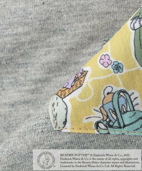 sense of wonder / センス オブ ワンダー Tシャツ | 『ピーターラビット(TM)』リバティ切替半袖Tシャツ | 詳細6