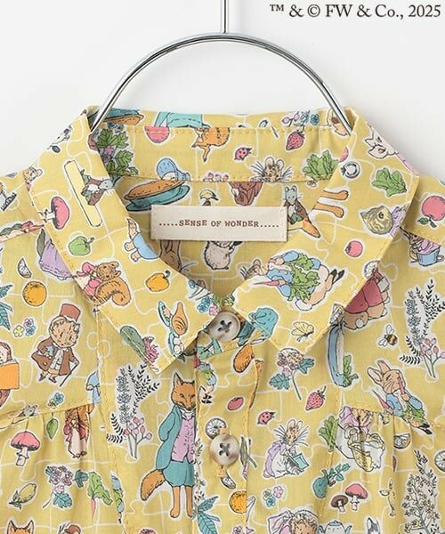 sense of wonder / センス オブ ワンダー シャツ・ブラウス | 『ピーターラビット（TM）』リバティ半袖シャツ | 詳細2