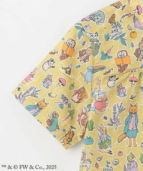 sense of wonder / センス オブ ワンダー シャツ・ブラウス | 『ピーターラビット（TM）』リバティ半袖シャツ | 詳細3