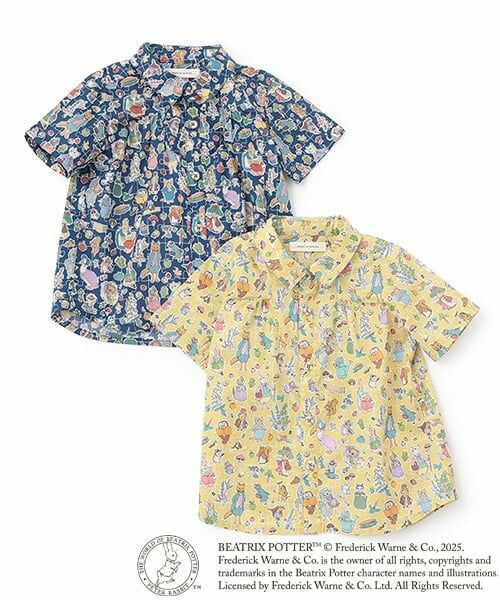 sense of wonder / センス オブ ワンダー シャツ・ブラウス | 『ピーターラビット（TM）』リバティ半袖シャツ | 詳細6