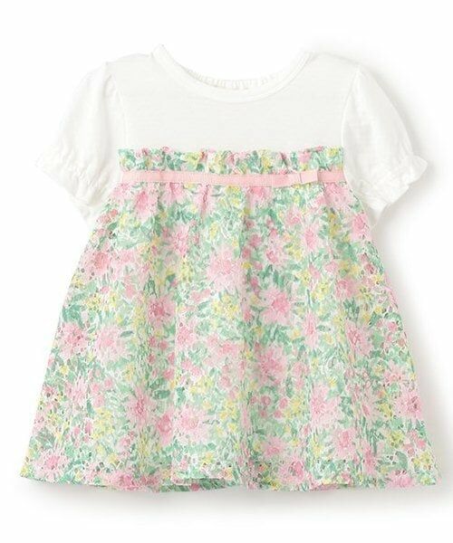 sense of wonder / センス オブ ワンダー その他トップス | フラワーレースチュニック（ピンク）