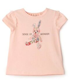 sense of wonder / センス オブ ワンダー Tシャツ | リバティウサギアップリケＴシャツ