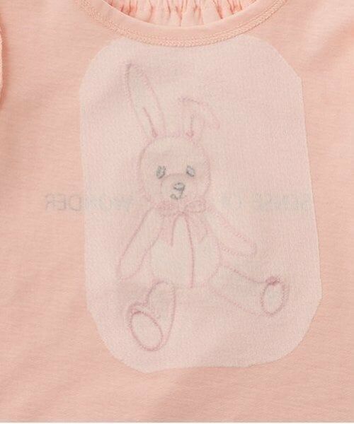 sense of wonder / センス オブ ワンダー Tシャツ | リバティウサギアップリケＴシャツ | 詳細4