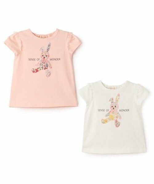 sense of wonder / センス オブ ワンダー Tシャツ | リバティウサギアップリケＴシャツ | 詳細9