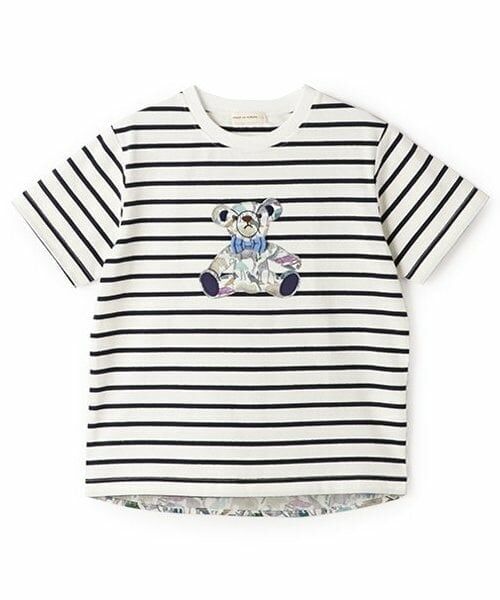 sense of wonder / センス オブ ワンダー Tシャツ | キューフォーザズーテディベア半袖Tシャツ（紺）