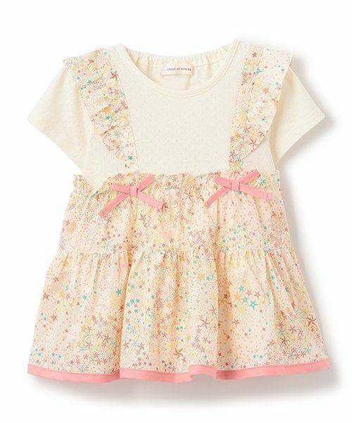 sense of wonder / センス オブ ワンダー その他トップス | サスティナリバティティアードチュニック（ピンク）