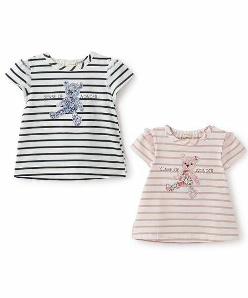 sense of wonder / センス オブ ワンダー Tシャツ | リバティクマアップリケＴシャツ | 詳細10