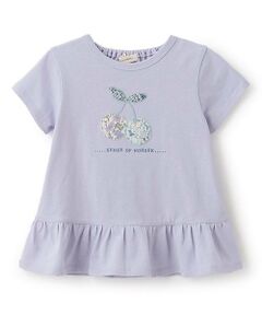 sense of wonder / センス オブ ワンダー Tシャツ | リバティチェリーアップリケTシャツ