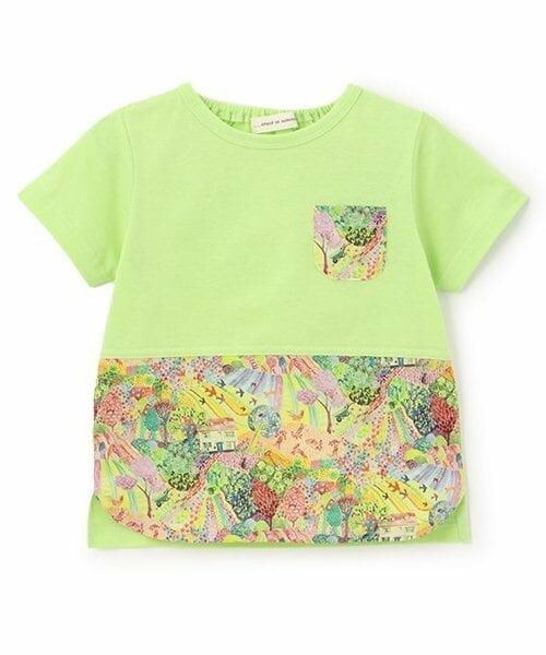 sense of wonder / センス オブ ワンダー Tシャツ | ロイヤルオークハウス切替半袖Tシャツ（グリーン）