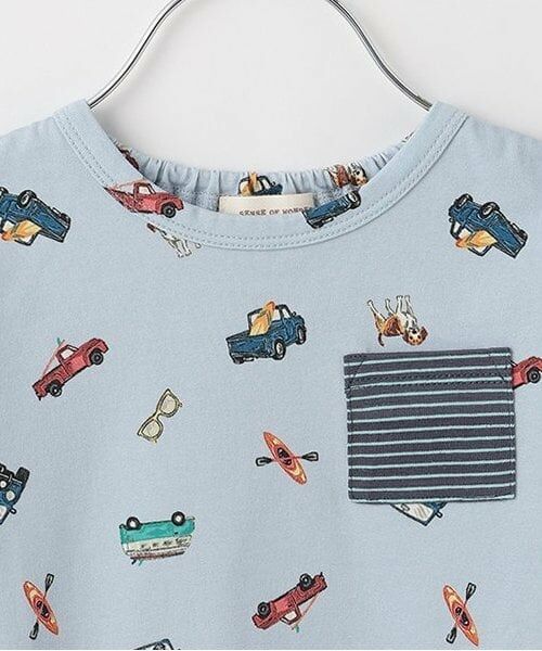 sense of wonder / センス オブ ワンダー Tシャツ | クラシックカー総柄半袖Tシャツ | 詳細2