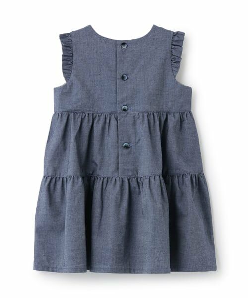 sense of wonder / センス オブ ワンダー ミニ丈・ひざ丈ワンピース | 『ピーターラビット（TM）』シシュウジャンパースカート | 詳細1