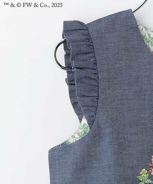 sense of wonder / センス オブ ワンダー ミニ丈・ひざ丈ワンピース | 『ピーターラビット（TM）』シシュウジャンパースカート | 詳細4