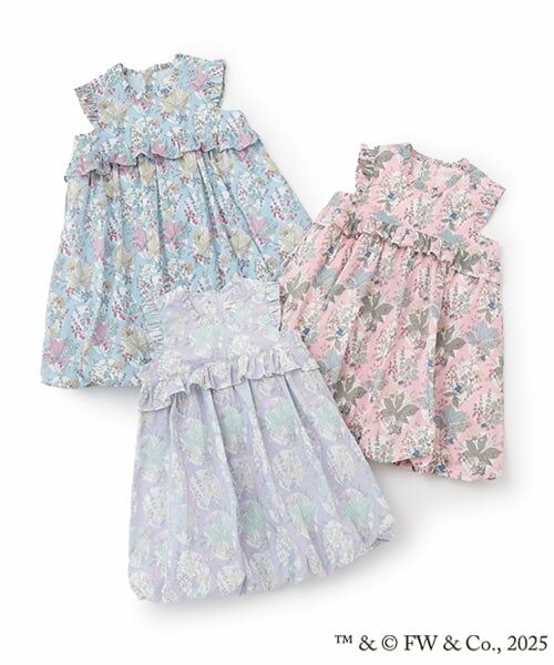 sense of wonder / センス オブ ワンダー ミニ丈・ひざ丈ワンピース | 『ピーターラビット（TM）』リバティバルーンワンピース | 詳細8