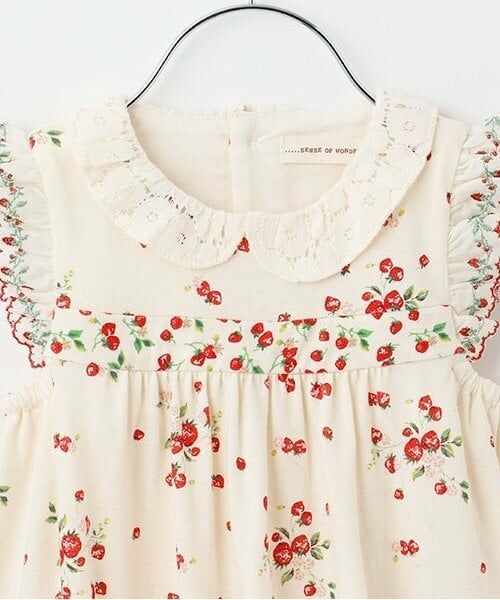sense of wonder / センス オブ ワンダー ミニ丈・ひざ丈ワンピース | 【オーガニック】野イチゴバルーンワンピース | 詳細2