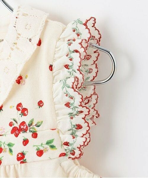 sense of wonder / センス オブ ワンダー ミニ丈・ひざ丈ワンピース | 【オーガニック】野イチゴバルーンワンピース | 詳細3