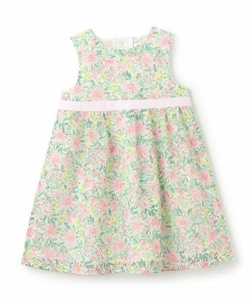 sense of wonder / センス オブ ワンダー ミニ丈・ひざ丈ワンピース | フラワーレースワンピース（ピンク）