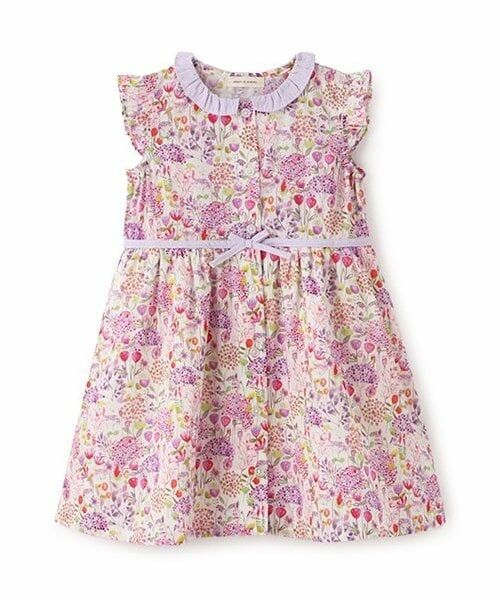 sense of wonder / センス オブ ワンダー ミニ丈・ひざ丈ワンピース | ブロードプリントワンピース（ラベンダー）