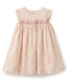 sense of wonder / センス オブ ワンダー ミニ丈・ひざ丈ワンピース | 小花スモッキングワンピース