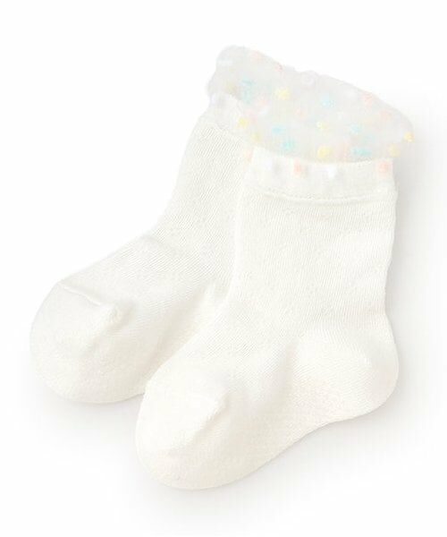 sense of wonder / センス オブ ワンダー ソックス | チュールドットソックス(オフ ホワイト)