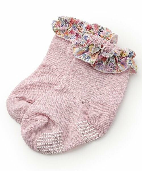 sense of wonder / センス オブ ワンダー ソックス | リバティフリルソックス(ピンク)