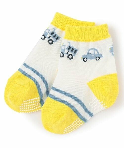 sense of wonder / センス オブ ワンダー ソックス | クルマ柄クルーソックス(オフ ホワイト)