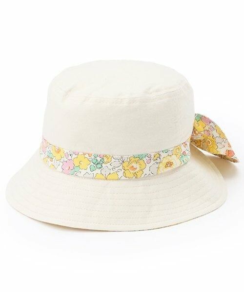 sense of wonder / センス オブ ワンダー ハット | 【オーガニック】リバティGIRLS日除け帽子（ECRU(キナリ)）