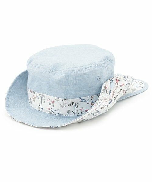 sense of wonder / センス オブ ワンダー ハット | 【オーガニック】リバティBOYS日除け帽子（ブルー）