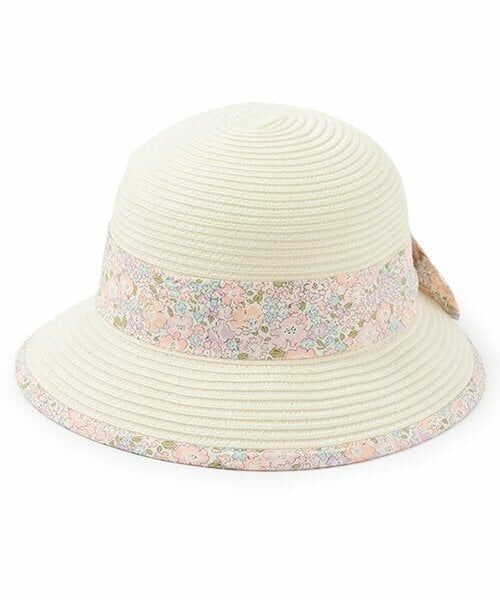 sense of wonder / センス オブ ワンダー ハット | ウォッシャブルブレードリバティリボン帽子(ECRU(キナリ))