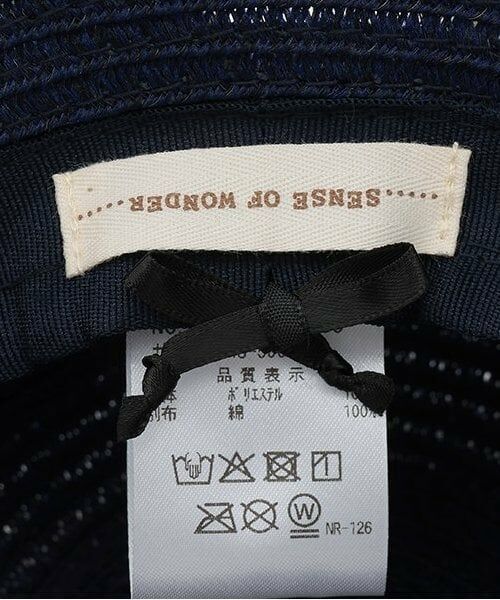 sense of wonder / センス オブ ワンダー ハット | ウォッシャブルブレードリバティリボン帽子 | 詳細7