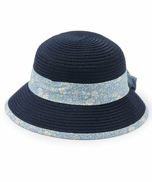 sense of wonder / センス オブ ワンダー ハット | ウォッシャブルブレードリバティリボン帽子(紺)