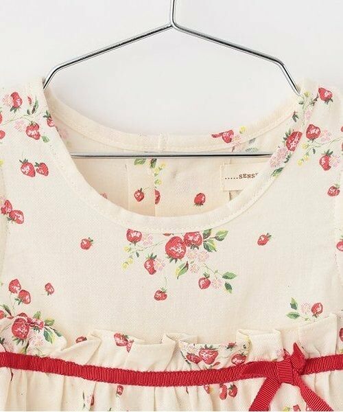 sense of wonder / センス オブ ワンダー ロンパース | 【オーガニック】野イチゴエプロン付カバーオール | 詳細3