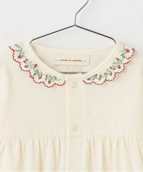 sense of wonder / センス オブ ワンダー ロンパース | 【オーガニック】野イチゴエプロン付カバーオール | 詳細6