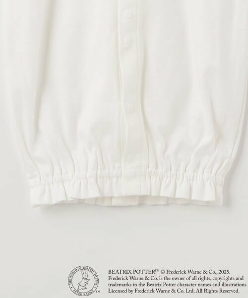 sense of wonder / センス オブ ワンダー ロンパース | 『ピーターラビット（TM）』アピス シルク プロテイン加工エプロン付き２WAYオール | 詳細10