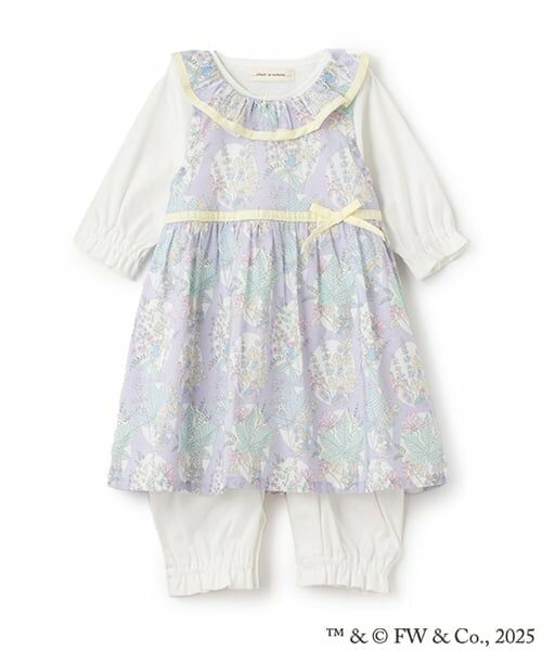 sense of wonder / センス オブ ワンダー ロンパース | 『ピーターラビット（TM）』アピス シルク プロテイン加工エプロン付き２WAYオール | 詳細2