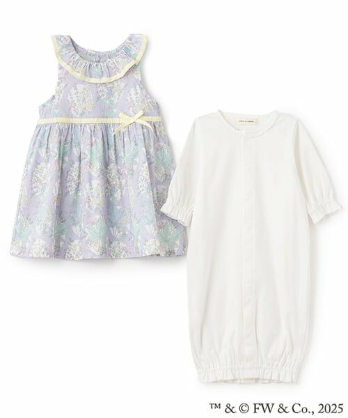 sense of wonder / センス オブ ワンダー ロンパース | 『ピーターラビット（TM）』アピス シルク プロテイン加工エプロン付き２WAYオール | 詳細3