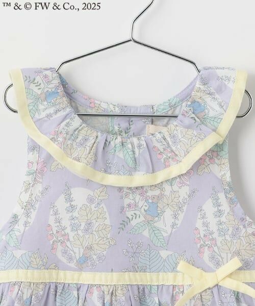 sense of wonder / センス オブ ワンダー ロンパース | 『ピーターラビット（TM）』アピス シルク プロテイン加工エプロン付き２WAYオール | 詳細4