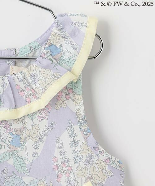 sense of wonder / センス オブ ワンダー ロンパース | 『ピーターラビット（TM）』アピス シルク プロテイン加工エプロン付き２WAYオール | 詳細5