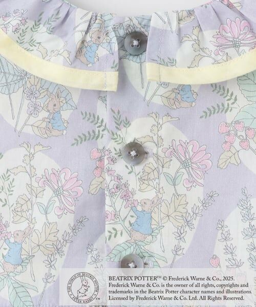 sense of wonder / センス オブ ワンダー ロンパース | 『ピーターラビット（TM）』アピス シルク プロテイン加工エプロン付き２WAYオール | 詳細7