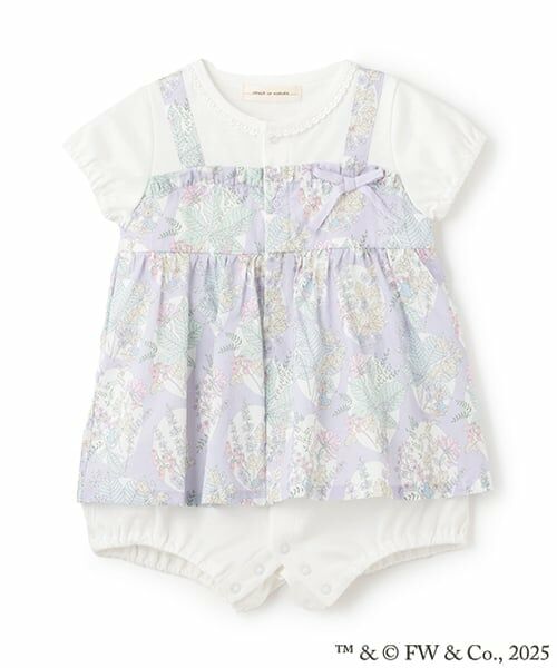 sense of wonder / センス オブ ワンダー ロンパース | 『ピーターラビット（TM）』ホーソーン・ウォークショートオール（ラベンダー）