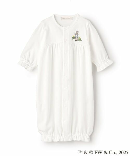 sense of wonder / センス オブ ワンダー ロンパース | 『ピーターラビット（TM）』2WAYオール（オフ ホワイト）