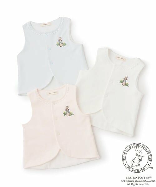 sense of wonder / センス オブ ワンダー ベビー・キッズウエア | 『ピーターラビット（TM）』シシュウベスト | 詳細8